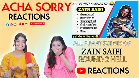 Zayn Saifi All Funny Video Clips 😂 Reaction Round2hell R2h Sourav Icon Acha Sorry