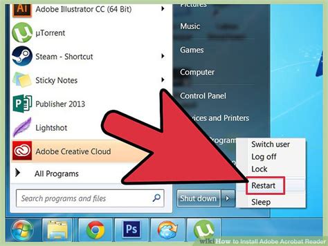 Are you visiting adobe.com from outside your region? How to Install Adobe Acrobat Reader: 7 Steps (with Pictures)