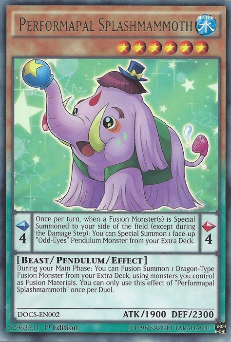 Card Galleryperformapal Splashmammoth Yu Gi Oh Fandom Powered By