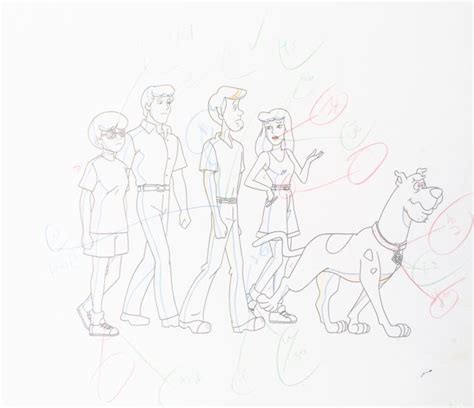 Scooby Doo Gang 4 Pan Opc Wopd Hanna Barbera Castle Fine Art