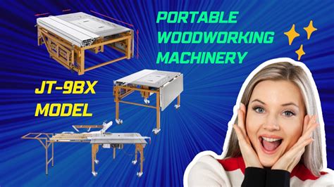 JT 9BX Model Dust Free Mother Saw Sliding Table Saw Cutting