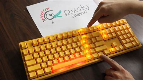 Ducky Yellow Keyboard Gaming Room Setup Game Room Design Computer Setup