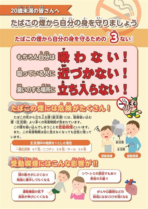 島根県：未成年者の喫煙防止（トップ 医療・福祉 健康・医療 健康 たばこ対策 未成年者の喫煙防止）
