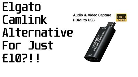 Their devices are relatively cheap, easy to use, and function. CHEAP £10 Alternative To Elgato Camlink! USB Video Capture Card Test/ Review! - YouTube