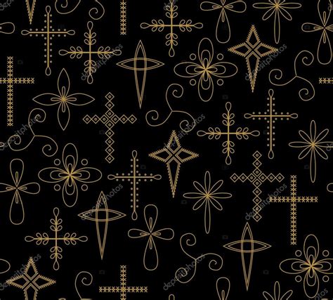 Christian Crosses Seamless Pattern — Stock Vector © Airdynamic 100890906