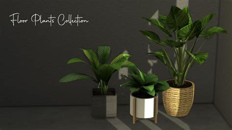 Floor Plants Collection Sunkissedlilacs Sims 4 Cc