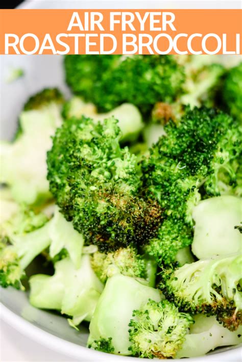 When you're looking for low calorie snacks in the supermarket, wouldn't it be handy to know which options won't ruin your diet? Air Fryer Roasted Broccoli (low calorie, low carb) • Domestic Superhero