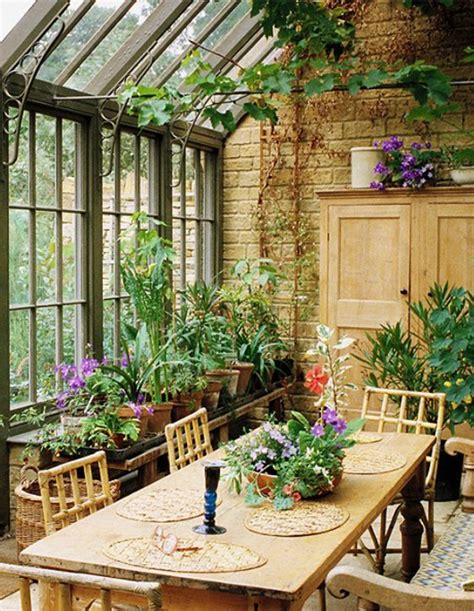 Anatomy Of A Room Inside A Dreamy Conservatory Indoor Planters