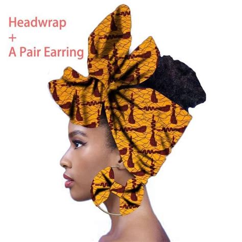 African Headtie Nigerian Headtie African Turbans Women Dashiki Headwrap Fashion Headscarf Wax
