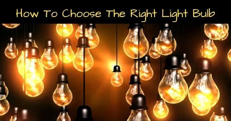 How To Choose The Right Light Bulb Lighting Tutor
