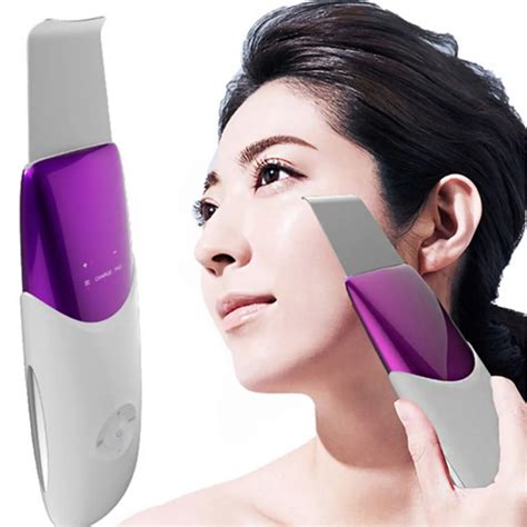 Ultrasonic Skin Scrubber Ultrasound Facial Pore Cleaner Anion