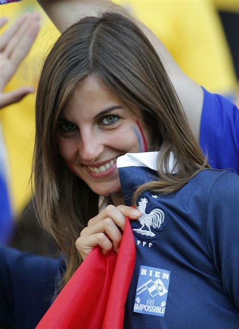France Soccer Fan ワールドカップ 美女 スポーツ女子 美女サポーター