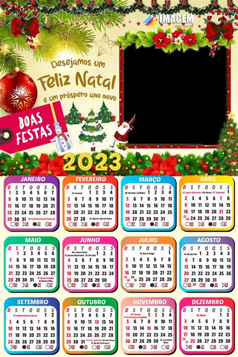 Moldura Png Para Montar Calendário 2023 Desenhamos Um Feliz Natal