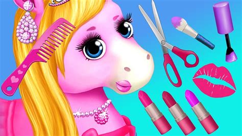 Fun Horse Care Games -Pony Makeup, Dress Up Style & Color ...