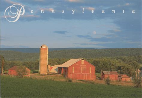 Postcard: Rural Pennsylvania