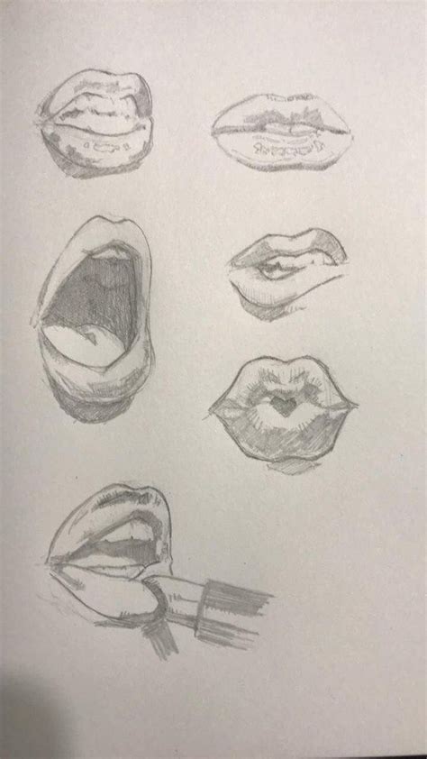 20 Amazing Lip Drawing Ideas Inspiration Brighter Craft Otosection