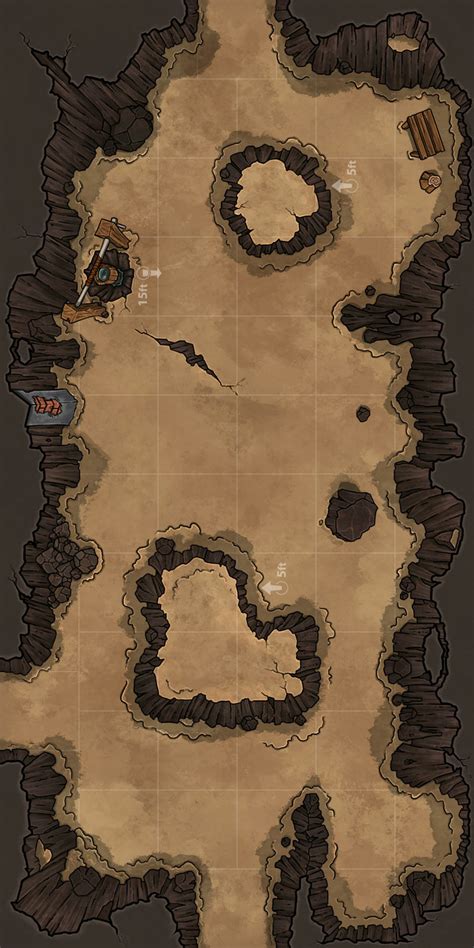 Artstation Dungeon Maps 2 Tile Cave Michael Fitzhywel Dungeon Maps Fantasy Map Tabletop