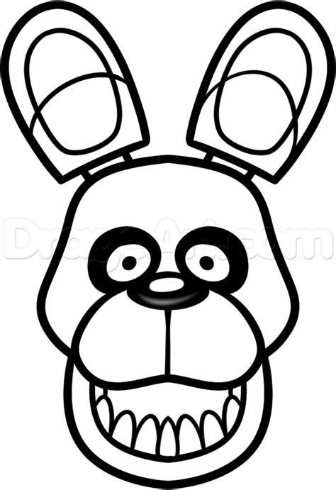 Fnaf Bonnie Coloring Pages At Free Printable