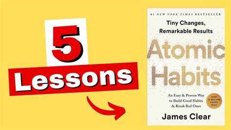 Atomic Habits Book Summary Lessons Youtube
