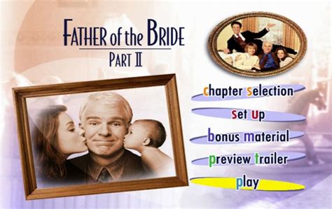 Father Of The Bride Part Ii 1995 Dvd Menus