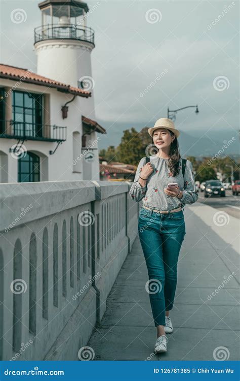 beautiful woman walking down the sidewalk stock image image of chinese street 126781385