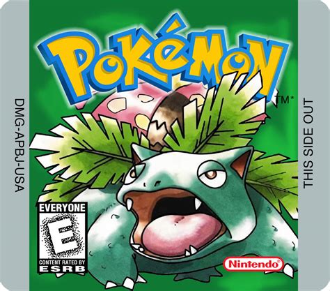 Pokemon Green Version Custom Label By Yosoo5000 On Deviantart