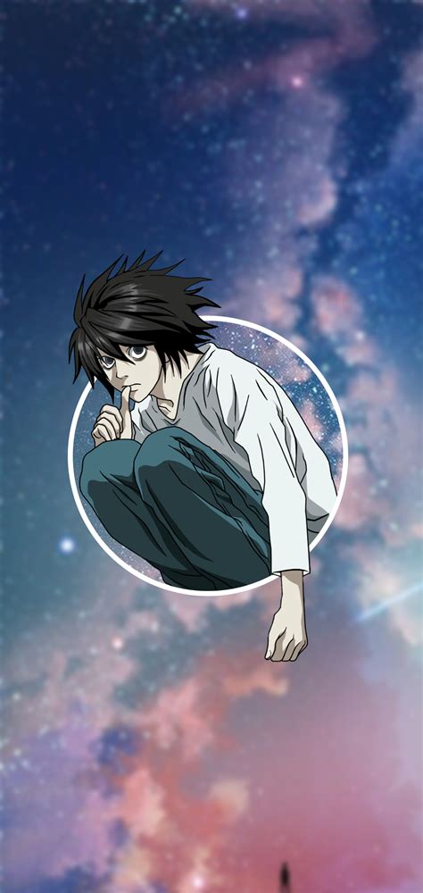 Dark Hair Anime Phone Sky Death Note Lawliet L 1080x2280 Wallpaper Wallhavencc