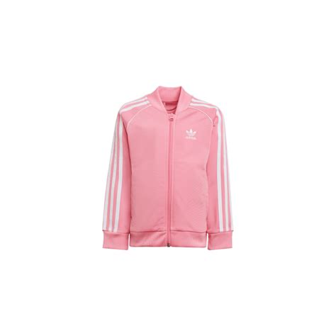 Buy Adidas Childrens Superstar Tracksuit Bliss Pink Online