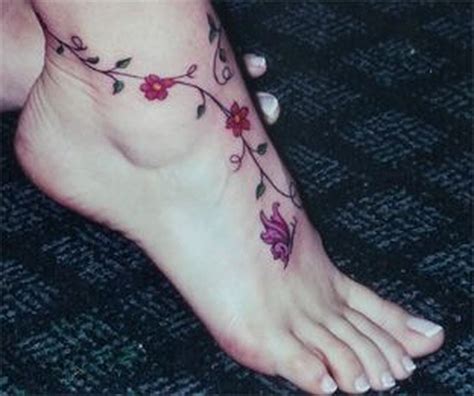 Sintético 100 Foto Tatuajes De Flores En El Tobillo Para Mujeres El último