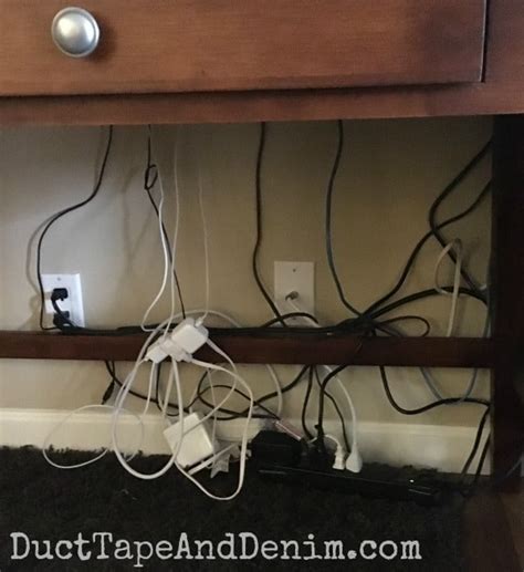 How To Hide Cords From Charging Stations On Desk Hide Electrical