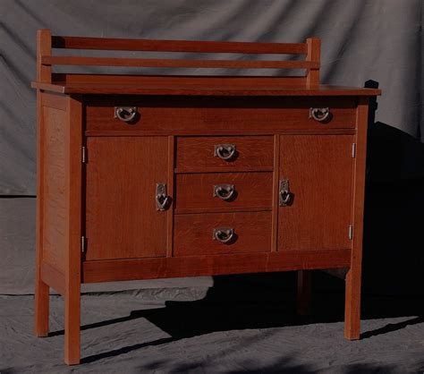 Voorhees Craftsman Mission Oak Furniture Gustav Stickley Vintage