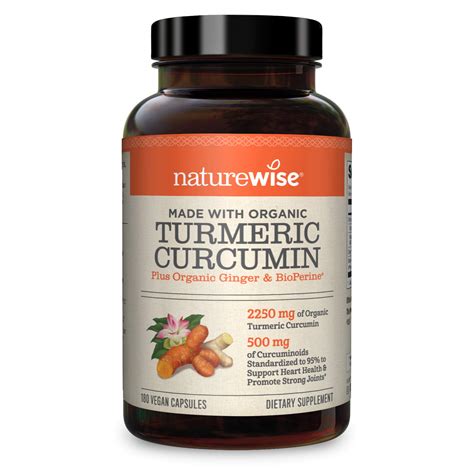 Naturewise Curcumin Turmeric Mg Month Supply Curcuminoids