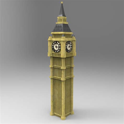 Big Ben 3d Model Obj