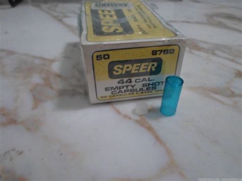 Speer 44 Cal Empty Shot Shell Capsules 8782 40ct Reloading Bullets