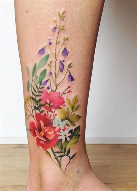 50 Beautiful Floral Tattoos Designs And Ideas For Boy And Girls