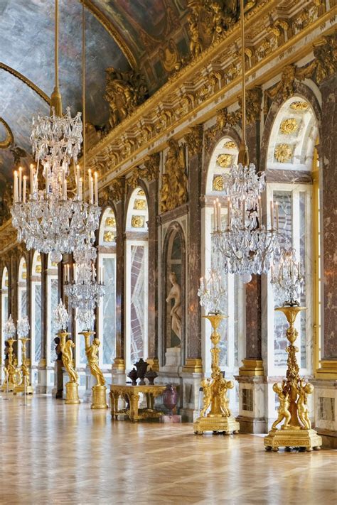 Hall Of Mirrors At The Château De Versailles Paris With Landen