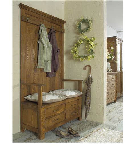 Sie besticht durch eine extravagante aufteilung und das somit unkonventionelle design. Flurgarderobe groß Sitzbank Schubladen/Truhe - MASSIV AUS HOLZ