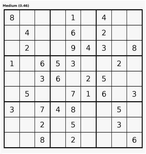 Imprimir Sudoku Medium Sudoku 11 20