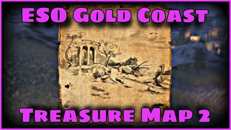 ESO Gold Coast Treasure Map 2 Location Updated High Isle YouTube