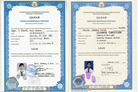 Contoh Ijazah Sma Yang Sudah Dilegalisir Atau Imagesee Vrogue