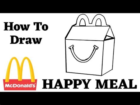 McDonalds HAPPY MEAL - How To Draw | EASY! - YouTube