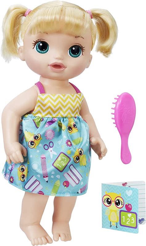 Baby Alive B7223 Ready For School Blonde Baby Doll With Outfit