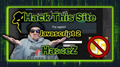 Hack This Site Javascript Mission Level Youtube