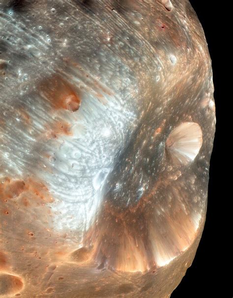 Martian Moon Cratersatellite Image Bild Kaufen 11882739 Science
