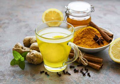 Ginger Turmeric Cinnamon Honey And Lemon Flavoured Tea