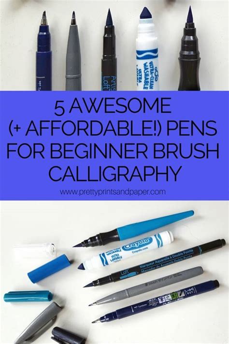 5 Awesome (& affordable!) Pens for Brush Calligraphy ... From this choice will depend proportions.