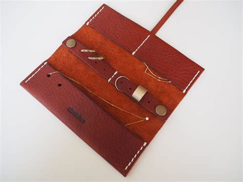 Custom Order For L Leather Travel Jewelry Case Leather