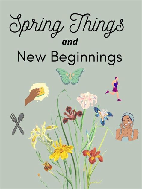 Spring Things And New Beginnings The Voyager