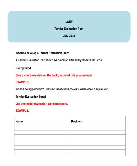 Free 8 Evaluation Plan Examples And Samples In Pdf Examples