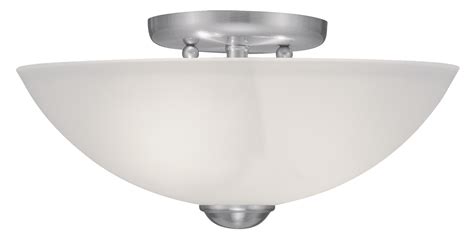 The roxy semi flush offers a chic look, featuring a drum shade composed of authentic capiz shell pieces framed in oxidized gold leaf and arranged in a subtle basket weave pattern. Livex Lighting 4207-91 Somerset Semi-Flush Ceiling Fixture